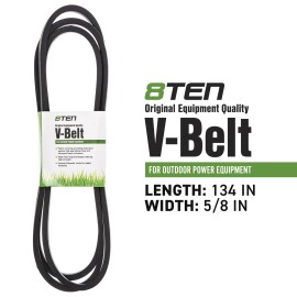 8Ten Deck Belt for Troy-Bilt Super 50 Horse Bronco TB2450 954-04077 754-04077