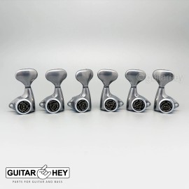 GOTOH NEW Gotoh SGV510Z-L5 MGT L3+R3 LOCKING Tuners Set 3x3 - ANTIQUE X-FINISH CHROME