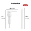 Pump Dispenser,2 Pcs Refillable Clear Plastic Press Pump Bottle 4CC