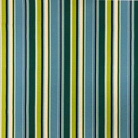 RSH DECOR: Foam Adirondack Chair Cushion | 48” x 20” x 2” | All-Weather Spun Fabric | Water and Fade-Resistant | Outdoor Cushion for Patio Furniture | Covert Capri Blue Stripe