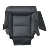 FZJDSD Black Driver & Passenger Side Bottom Microfiber Leather Replacement