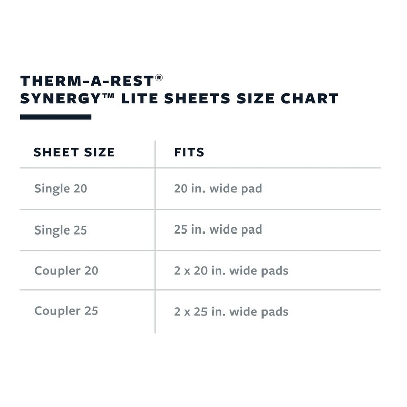Therm-a-Rest Synergy Lite Coupler 25 Blue, Accessory, Size One Size