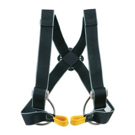 DMM Chest Harness, 75-115cm, Black/Yellow