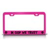 Customola in GOD WE Trust Jesus Christian Metal License Plate