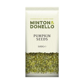 Minton & Donello - Raw Pumpkin Seeds, Nutrient-Rich, Perfect for Healthy Diets, 500g
