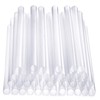 Comfy Package Jumbo Smoothie Straws - 100 Pack, Clear Plastic