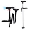 Adjustable Folding Walking Sticks for Men Women Senior Elderly with