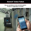 Master Lock Outdoor Bluetooth Smart Lock with Keypad, 2-7/32 in.