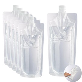 1L Collapsible Water Bottle, 6-Pack Ultralight - 32oz Large Capacity with Measurement Scale, BPA-Free, Ideal for Hiking and Travel, Durable and Leak-Proof Design for Easy Hydration Anywhere