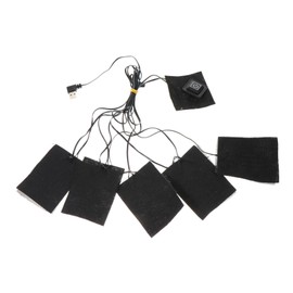 KOMBIUDA 1pc Adjustable Electric Heated Pad Usb Powered Clothes Heating Mat for Fast Heating and Warmth for Cold Weather Temperature Settings Skin-friendly Carbon Fiber Material