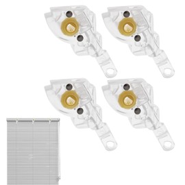 Blind Tilt Mechanism Replacement | Repair 4X Replacement Parts for Horizontal Blinds,Heavy Duty Window Low Profile Tilt Mechanism for Home