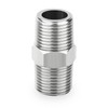 TAISHER 10PCS 304 Stainless Steel Pipe Fitting, Hex Nipple, Coupling,