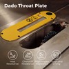 TonGass Dado Throat Plate Compatible with DeWalt 10" Portable Table