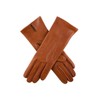Dents Felicity Women's Silk Lined Leather Gloves COGNAC 6.5
