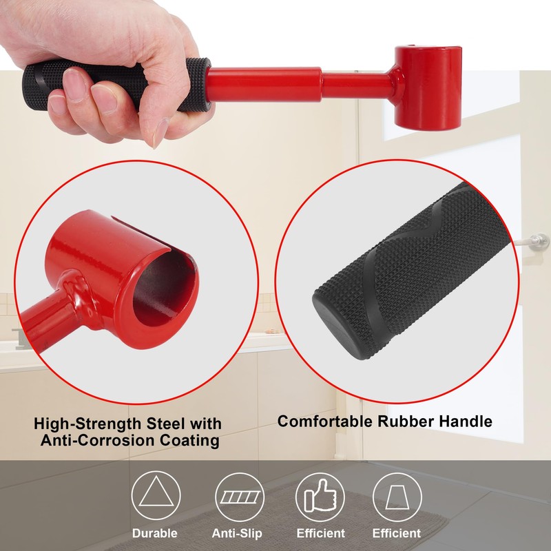 RUTU Door Hinge Adjustment Tool, 4-in-1 Hinge Gap Adjusting Wrench