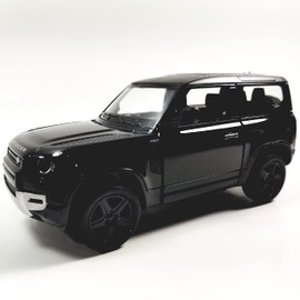 KiNSMART - Land Rover Defender 90 1:36 Scale 5" Die Cast Metal Model Toy SUV (Jet Black)