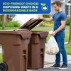 PLASTIC PRINCE 5-Gallon Compostable Trash Bags Biodegradable Trash Bags, 19.5"
