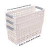 JAKAGO Small Plastic Storage Baskets Kitchen Cupboards Organiser Storage Baskets