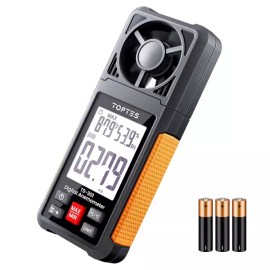 TopTes TS-301 디지털 풍속계 2.26인치 대형 백라이트 LCD 화면 포함 세일링 서핑 드론 플라잉 RC 비행기 TopTes TS-301 Digital Anemometer 2.26inch Large Backlight LCD Screen for Sailing Surfing Drone Flying RC Airplane