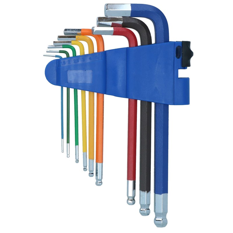 AB Tools 9pc Long MM Allen Hex Ball Ended Keys