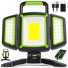 SYLSTAR 30W Rechargeable Work Light, 3000LM Magnetic LED Work Light