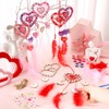 Wovnet 12 Sets Mother's Day Heart Dream Catchers Kit Heart