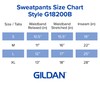 Gildan Pantalones Deportivos elásticos Juveniles, Estilo G18200B, Negro, Medium