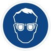 Eye Protection Use Sign, Mandatory Sign in accordance with DIN