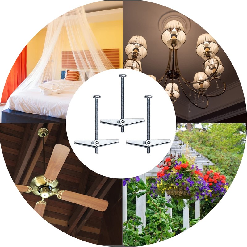 MUSEDAY 20 x Toggle Dowels M3 x 50 mm Plasterboard