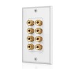 8 Posts Speaker Wall Plate Home Theater Wall Plate Audio