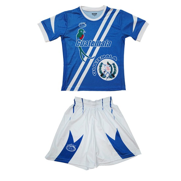 Guatemala Away Youth Soccer Uniform Arza (6, Blue)