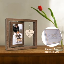 The Love Between A Father & Daughter Lasts Forever Photo Frame, Dad Birthday Father's Day Gifts Dad-Girl Gifts