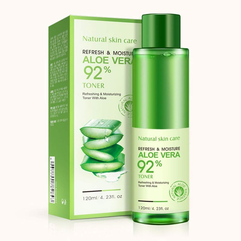 BIOAQUA 92% Aloe Vera Refresh Moisturizing Toner Natural Plant Skin