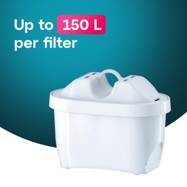 AQUAEFFECT MAX+ Water Filter Cartridges,Replacement for Brita® Maxtra+® Plus,Maxtra Pro® All-in-1,Compatible with Brita® Marella® Jug,Reduces Chlorine & Limescale,Eco-Friendly Choice (6)