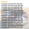 Abodvu Compatible with Toyota RAV4 Rear Bumper Reflector 2019-2024,Sienna Left