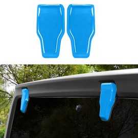 Rear Window Liftgate Glass Hinge Cover for Jeep Wrangler JL & Unlimited 2018-2024 (Light Blue)