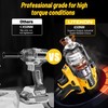 LITEKON Cordless Impact Wrench, MAX 650N.M Brushless Impact Gun 1/2