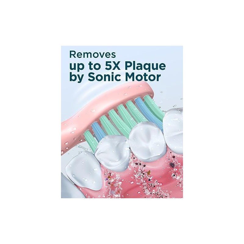 Rtauys Sonic - Cepillos de dientes eléctricos recargables para adultos