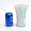 1000pcs 21cm Bendable & Retractable Plastic Straws in Vivid Multicolor