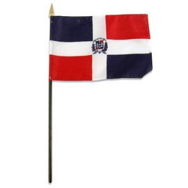 US Flag Store Dominican Republic Flag, 4 by 6-Inch