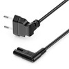 deleyCON 1.5 m Power Cable with Flat Angled Euro Plug