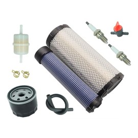11013-7044 Air Filter 11013-7045 Inner Outer Air Filter Element Cleaners Replacement for Kawasaki FX651V FX691V FX730V FX751V FX801V FX850V FX1000V 4 Cycle Engien Lawn Mower