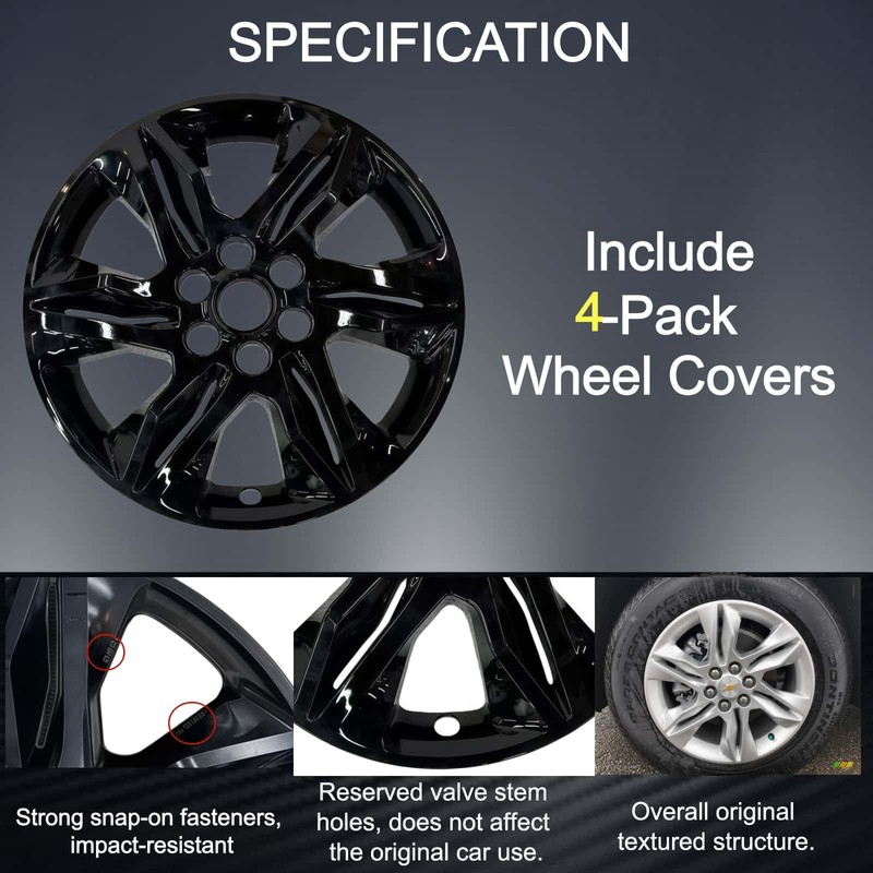 18 inch Wheel Skins Compatible with Chevy Blazer 2019 2020