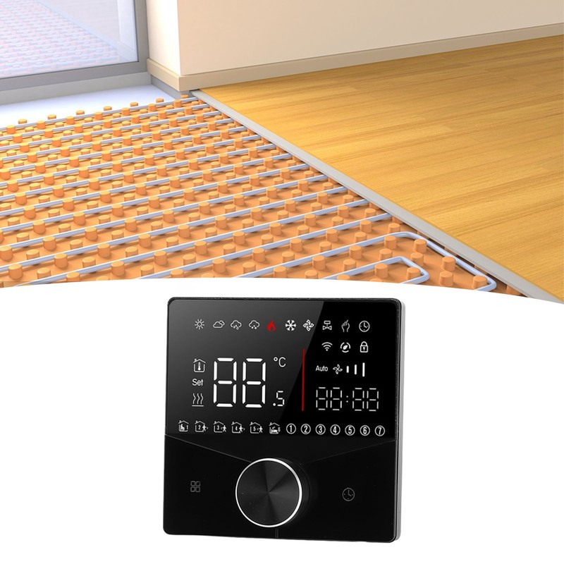 Smart Digital Thermostat LCD Color Display Precise Control Intelligent Temperature