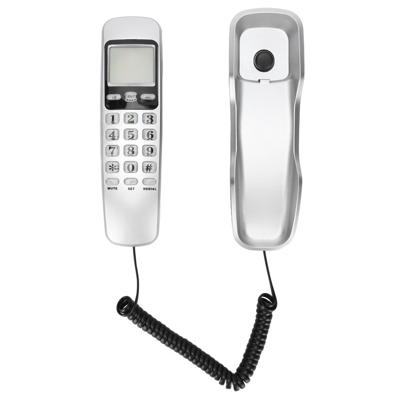 KXT888CID Mini Wall Telephone Hotel Wired Desktop Wall Phone for