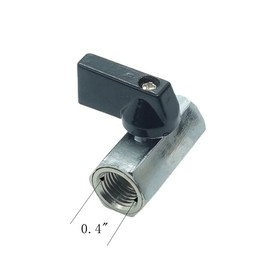 CDQBWKJGFJ 1 Piece 1/4" NPT Female x 1/4 Female Brass Mini Ball Valve Shut-Off Valve 600 Psi