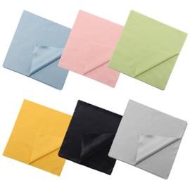 Katyjun Pack of 24 Glasses Cleaning Cloths Microfibre Glasses Cleaning Cloth Microfibre Optician Quality for Cameras, Glasses, Phones and Other Sensitive Surfaces (17.5 x 14.5 cm)