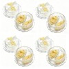 4 PCS Rotary Garlic Crusher 18 Gear Teeth Garlic Press