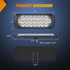 Nilight 5.5 Inch Aluminum Housing Tail Light 2 PCS 24
