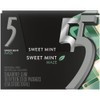 5 Gum Sweet Mint Sugarfree Gum, 15 Piece (10 Packs)